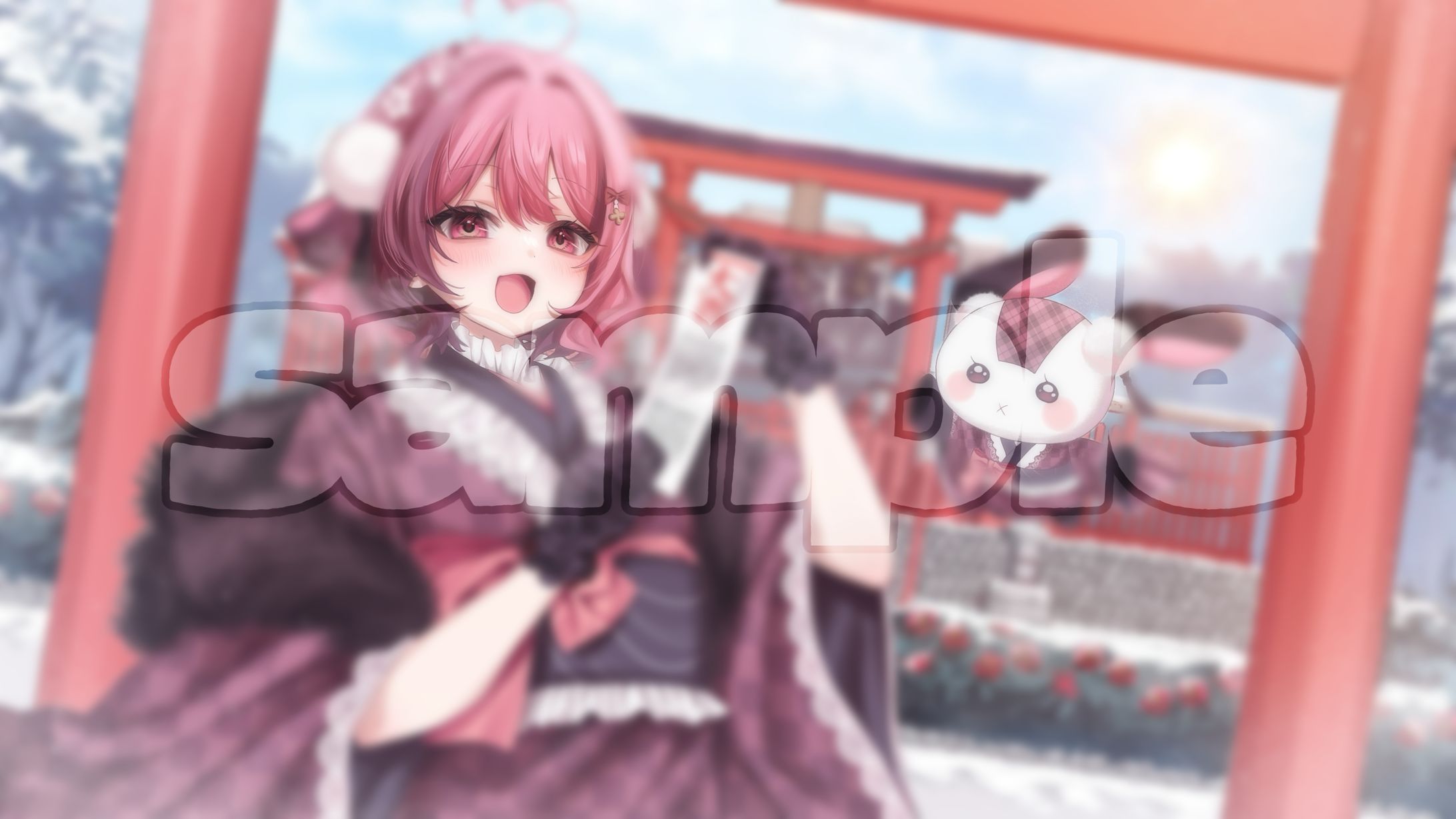 【お仕事】星めぐり学園 餅々さくら様 メンバーシップ壁紙イラスト-1