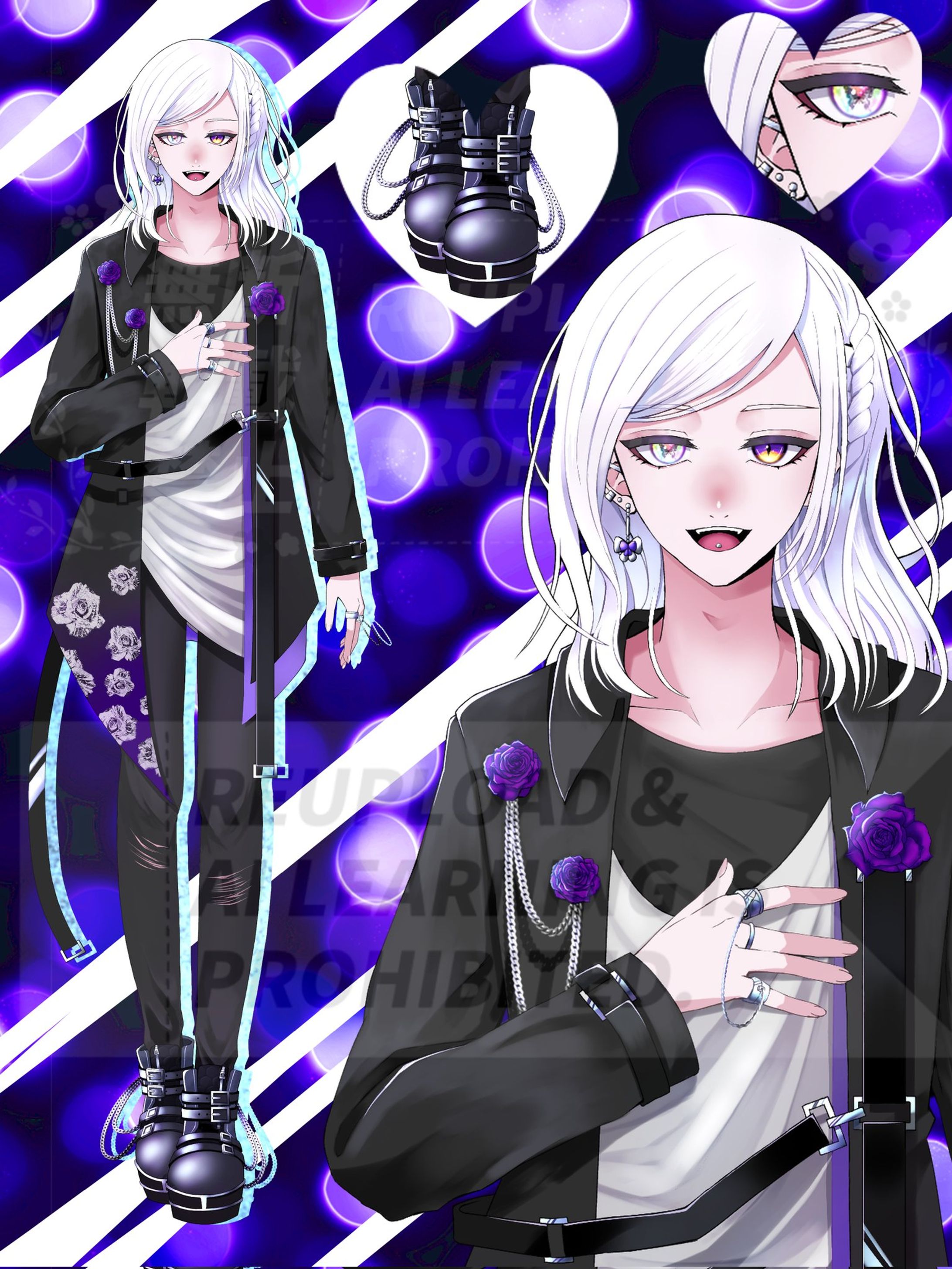 IRIAMライバー様の立ち絵制作-1