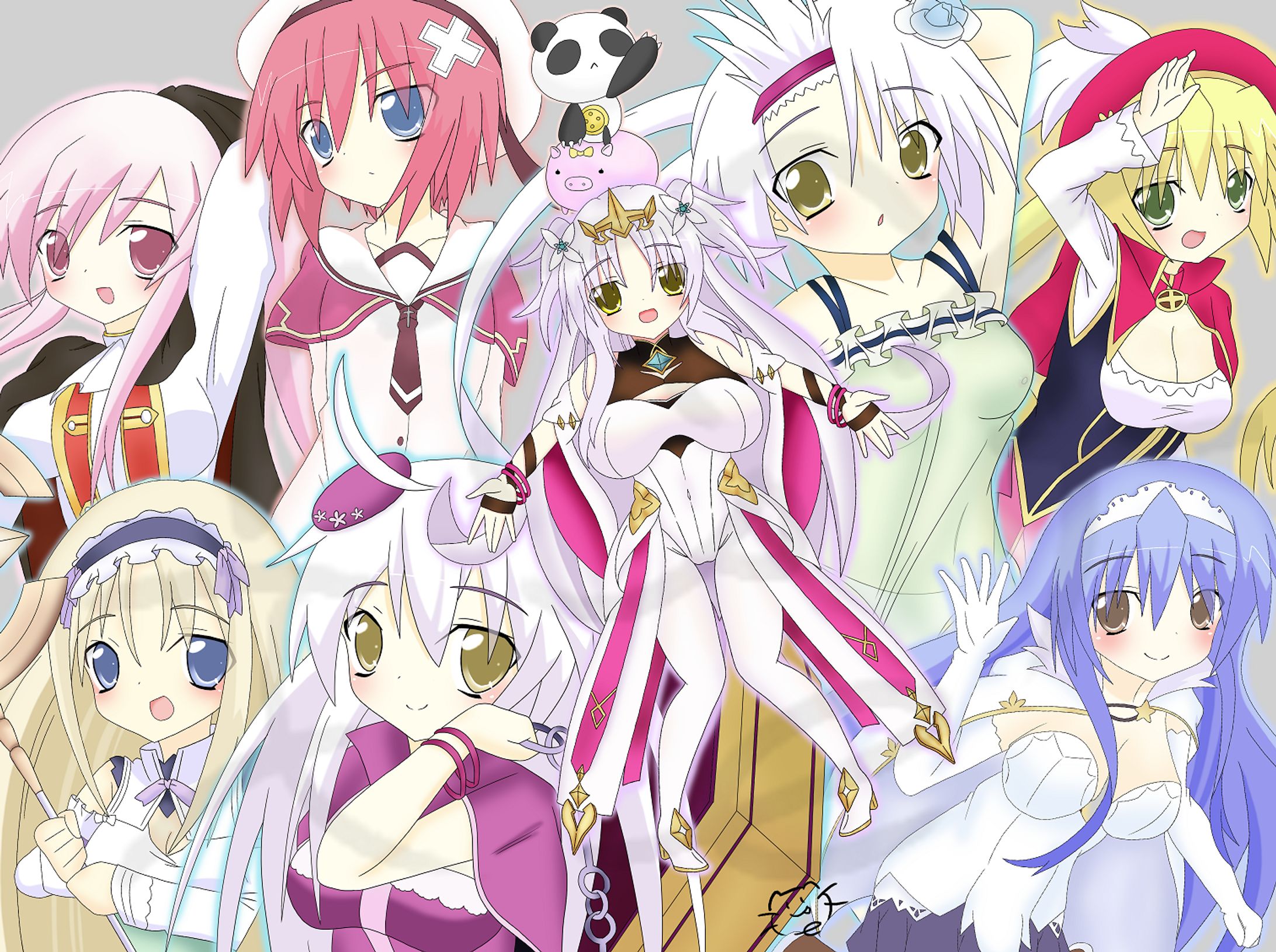 クルくるPSSヒロイン集合絵-1