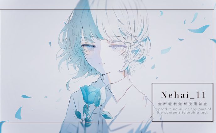 芲 / Hayapom feat.初音ミク　MVイラスト