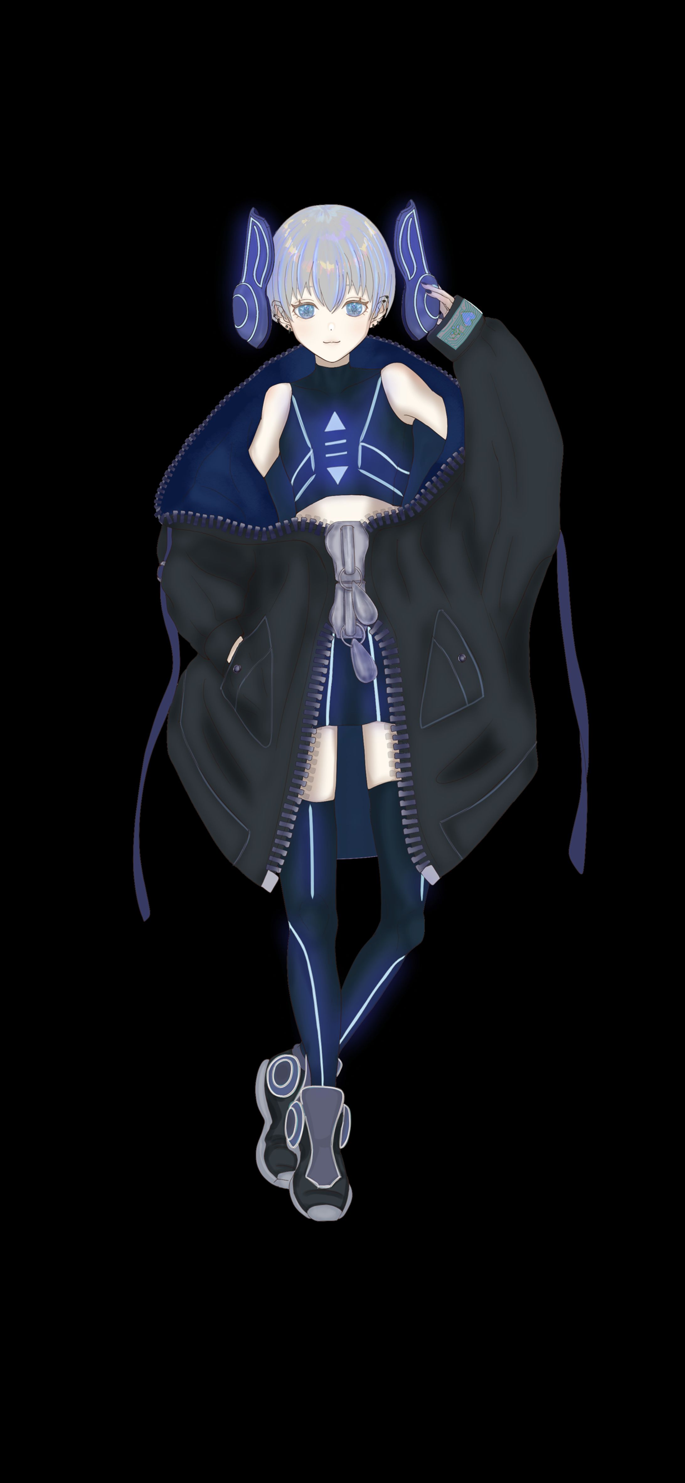 【オリジナル】依頼絵、Vライバー立ち絵-1