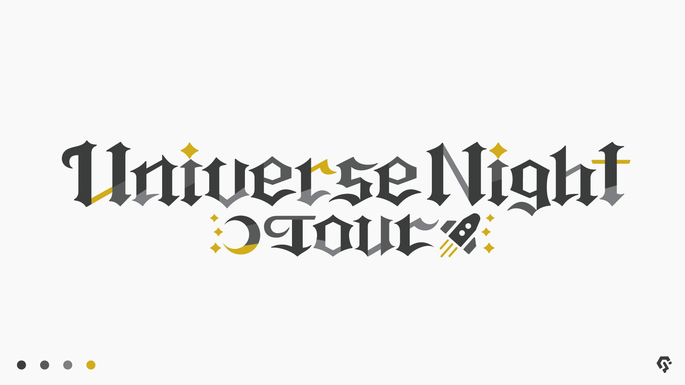 uuuni-te様『Universe Night Tour』 ロゴデザイン-1
