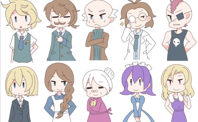 絵本タッチイラスト（用途：自作ゲーム）