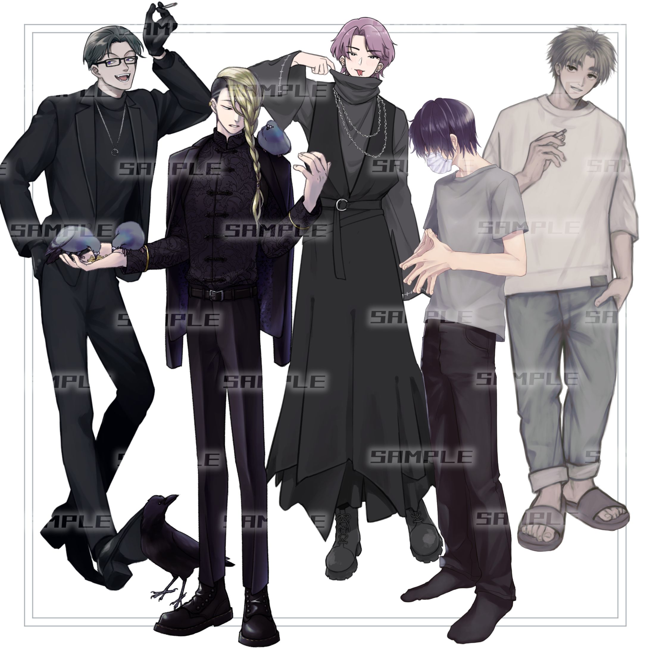 立ち絵デザイン／男性-1