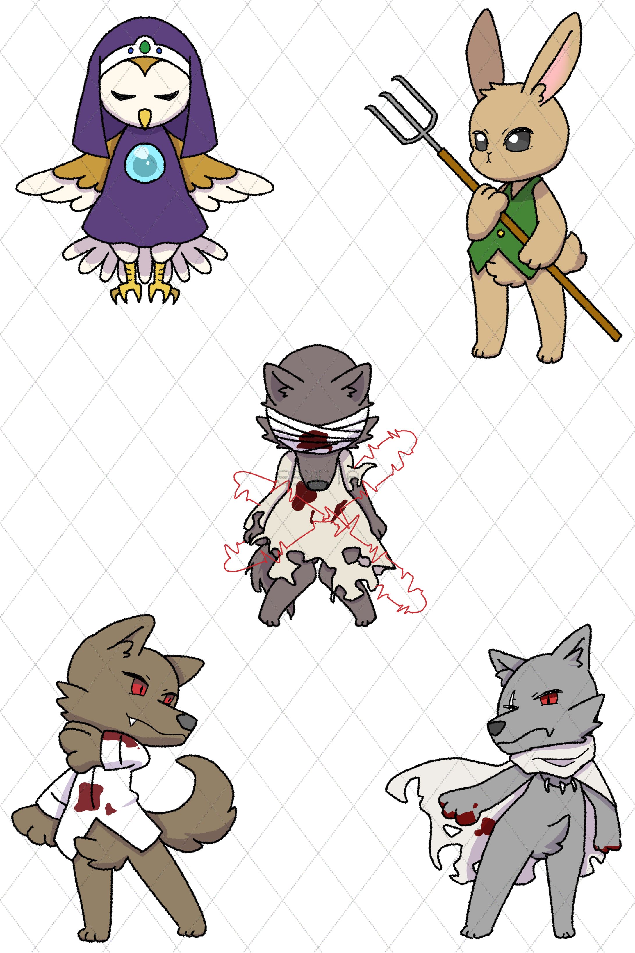 人狼ゲーム「王狼を探せ」カードイラスト-1