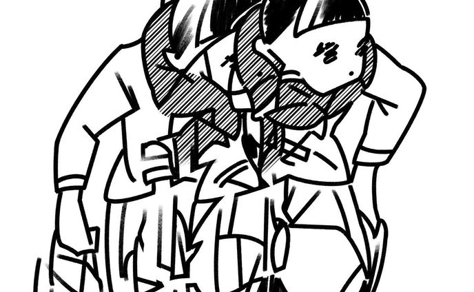 #illustration #illustrator #illust #sketch #art #monochrome #girls #orijinal #illustrationartist #drawing #degitalillustration ＃degital #イラスト #イラストレーター #絵
