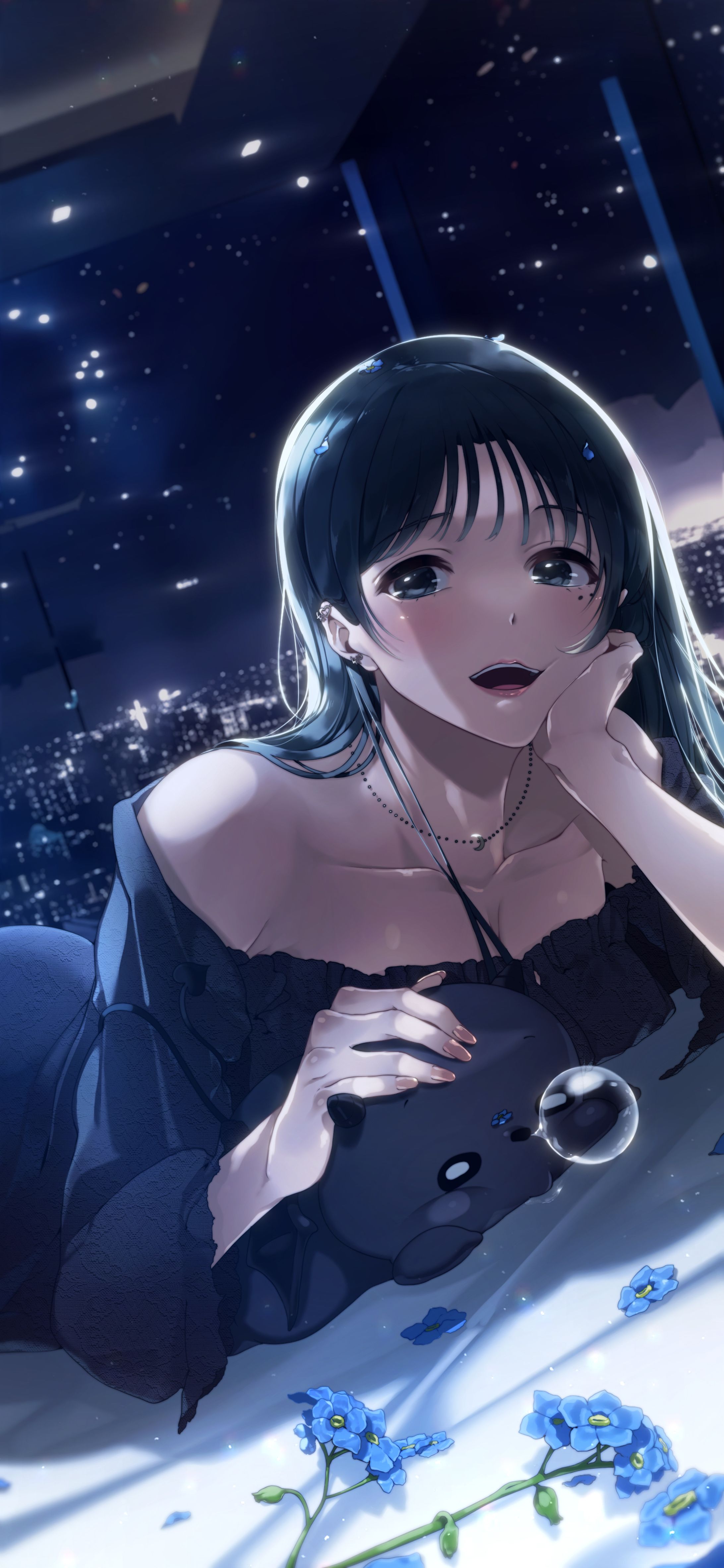 寝落ち配信女の子-1
