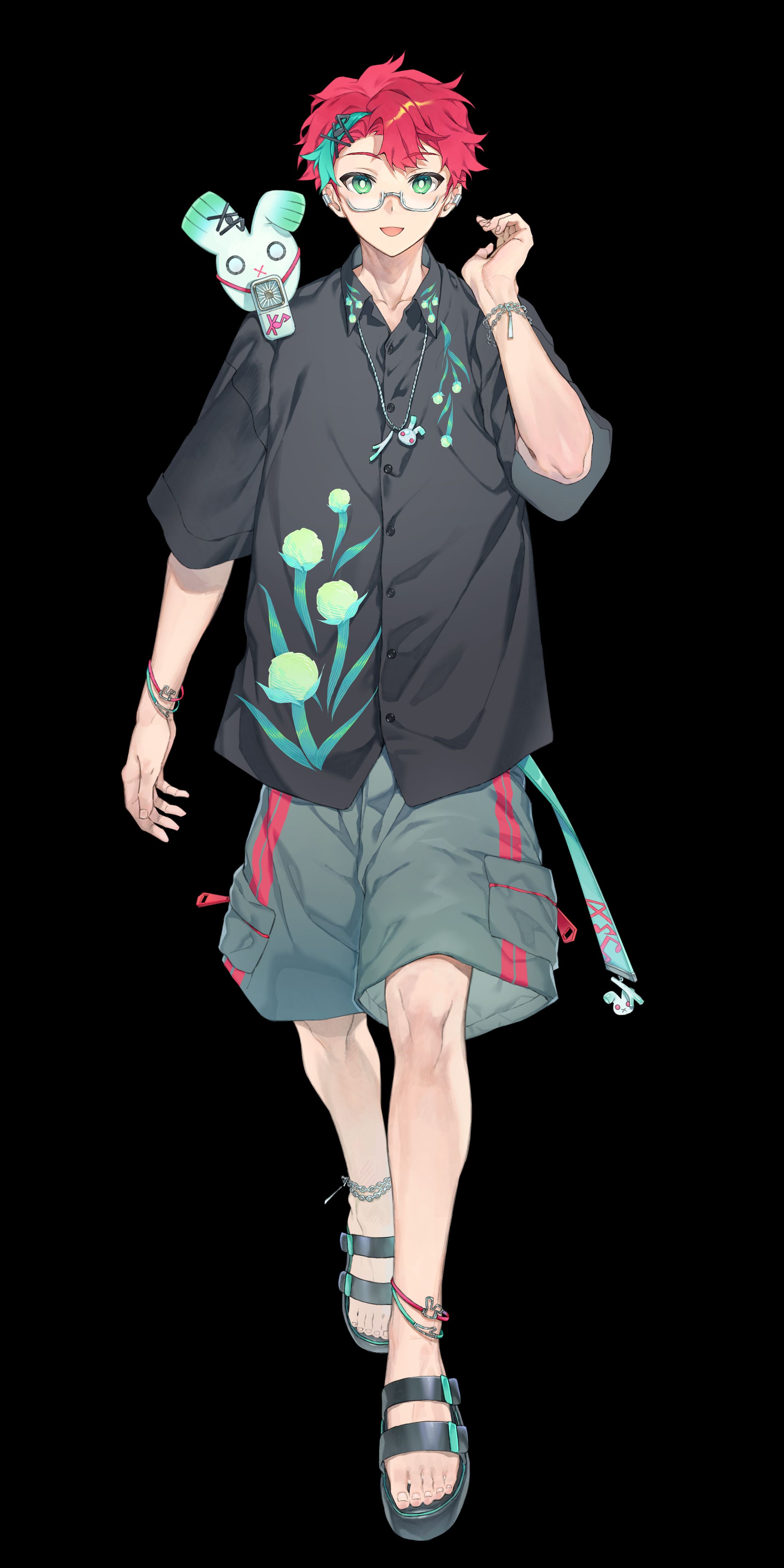 【ラピスライブ様】IRIAM用立ち絵(九条音戯兎様)-1