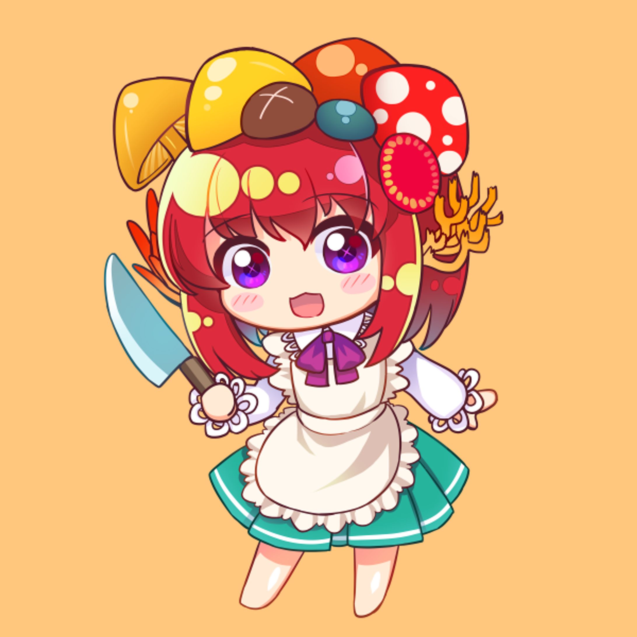 きのこちゃんアクリルキーホルダー-1
