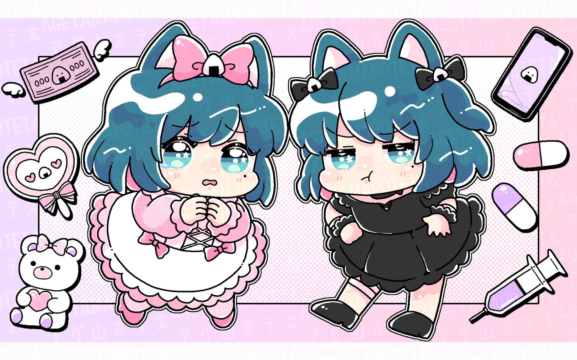 歌ってみたイラスト/まめごはん-1