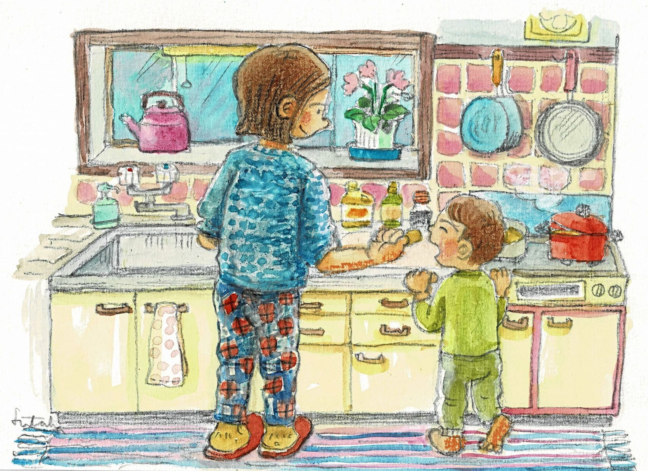 こどもと日常イラスト2-1