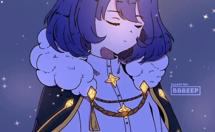 Among the stars, Cosmo is waiting for someone
.
.
.
#illustration #art #originalcharacter #ibispaintx #digitalart #oc #beepblopocs