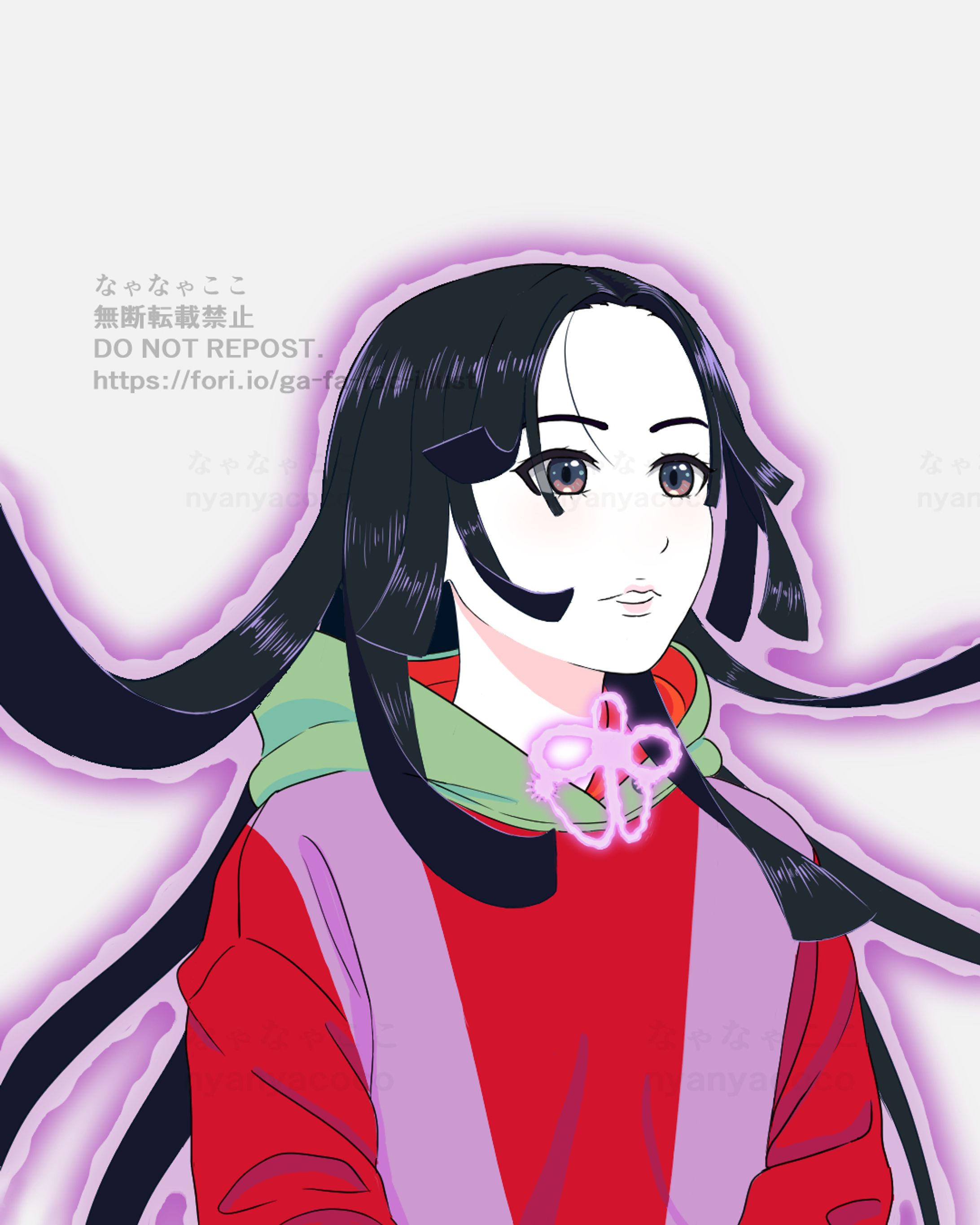 姫カット　パーカー　女の子-1