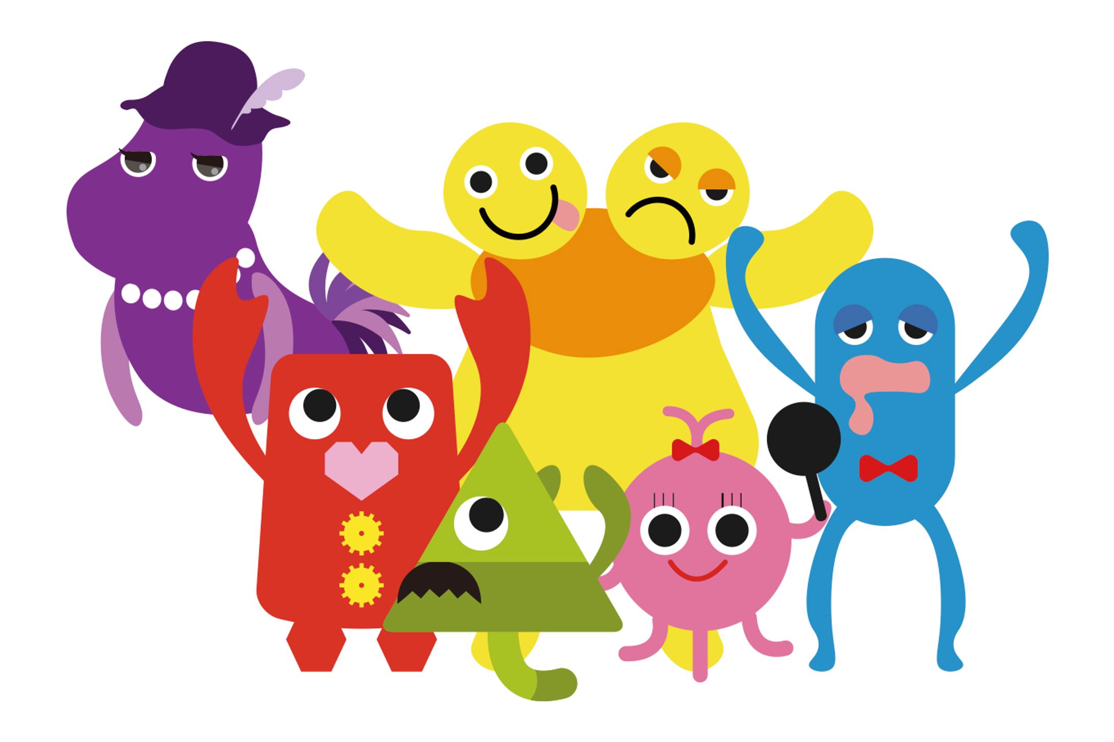 幼児英語教材向けキャラクターデザイン-1