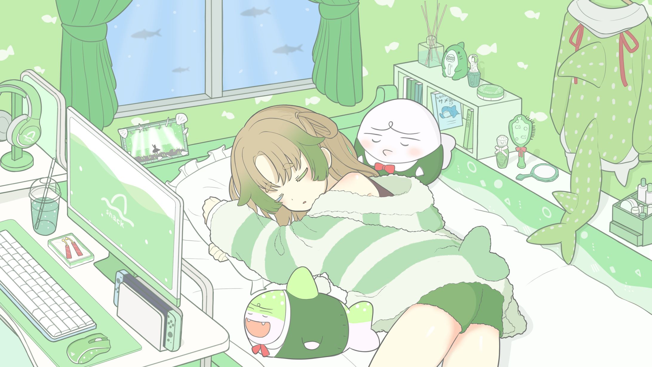 飽き性うぉれし様 背景エンディングイラスト-1