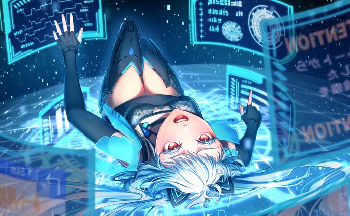 イラストレーター、melos