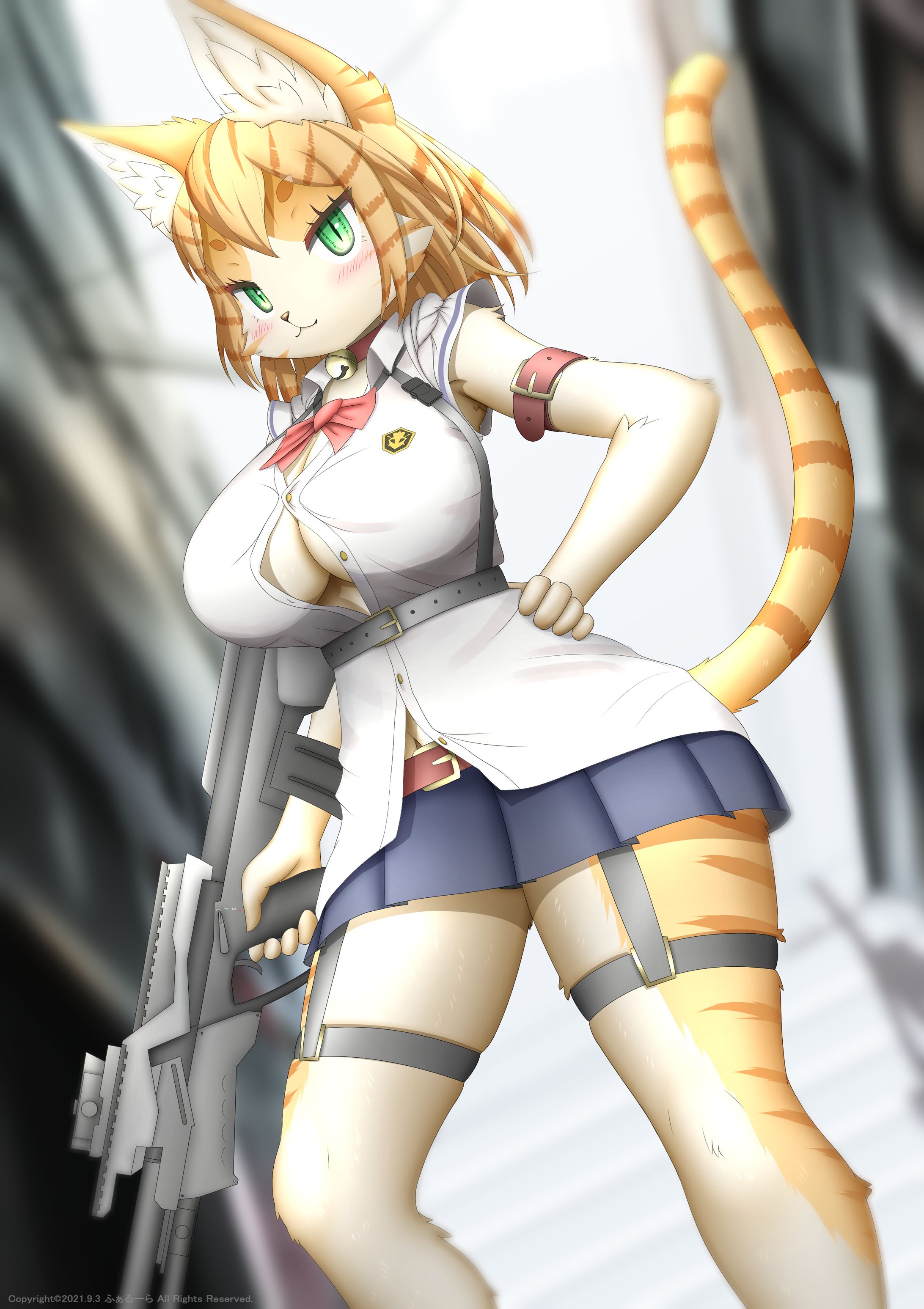 たたかうネコ女子高生-1