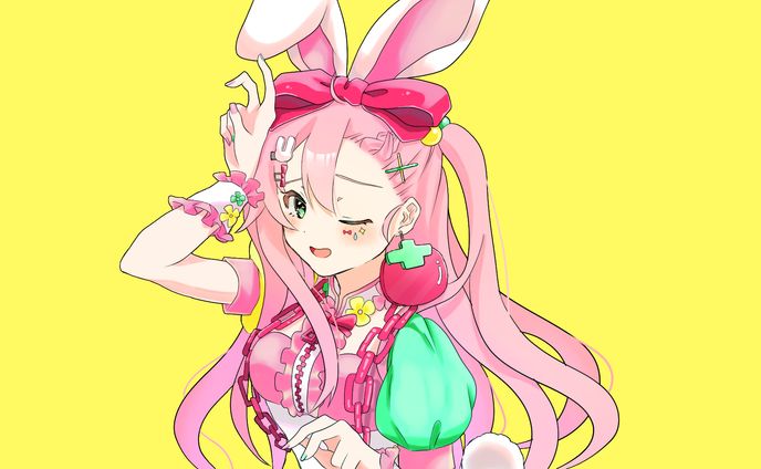 椎名華憐 バニー 歌ってみた イラスト