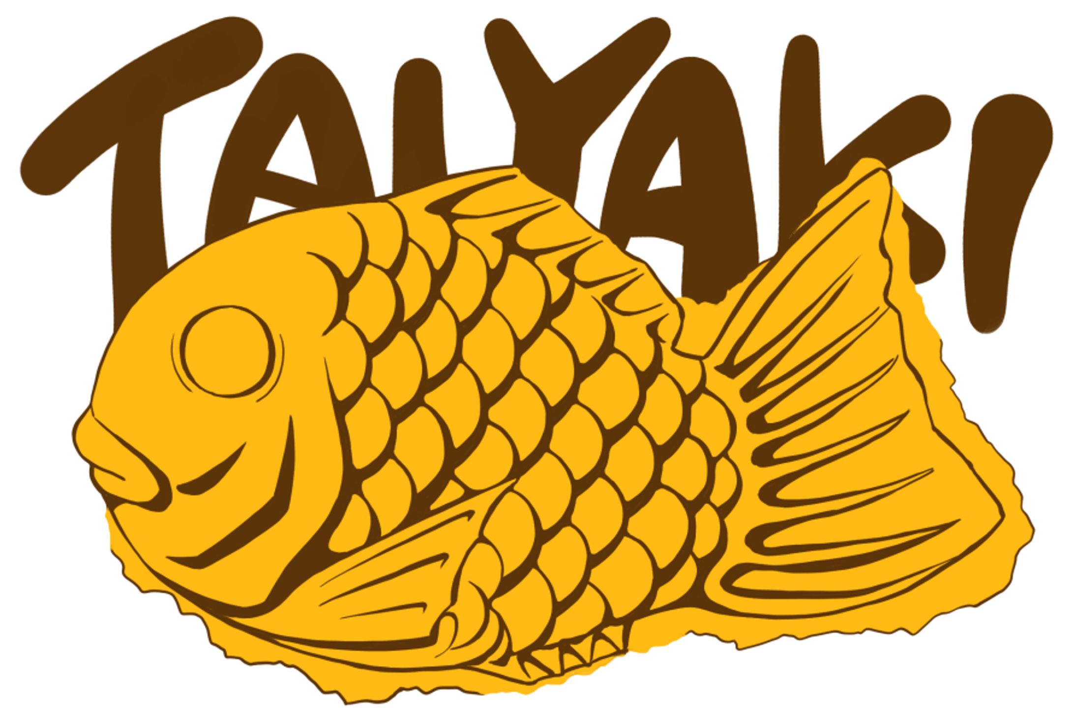 シンプルイラスト　たい焼き-1