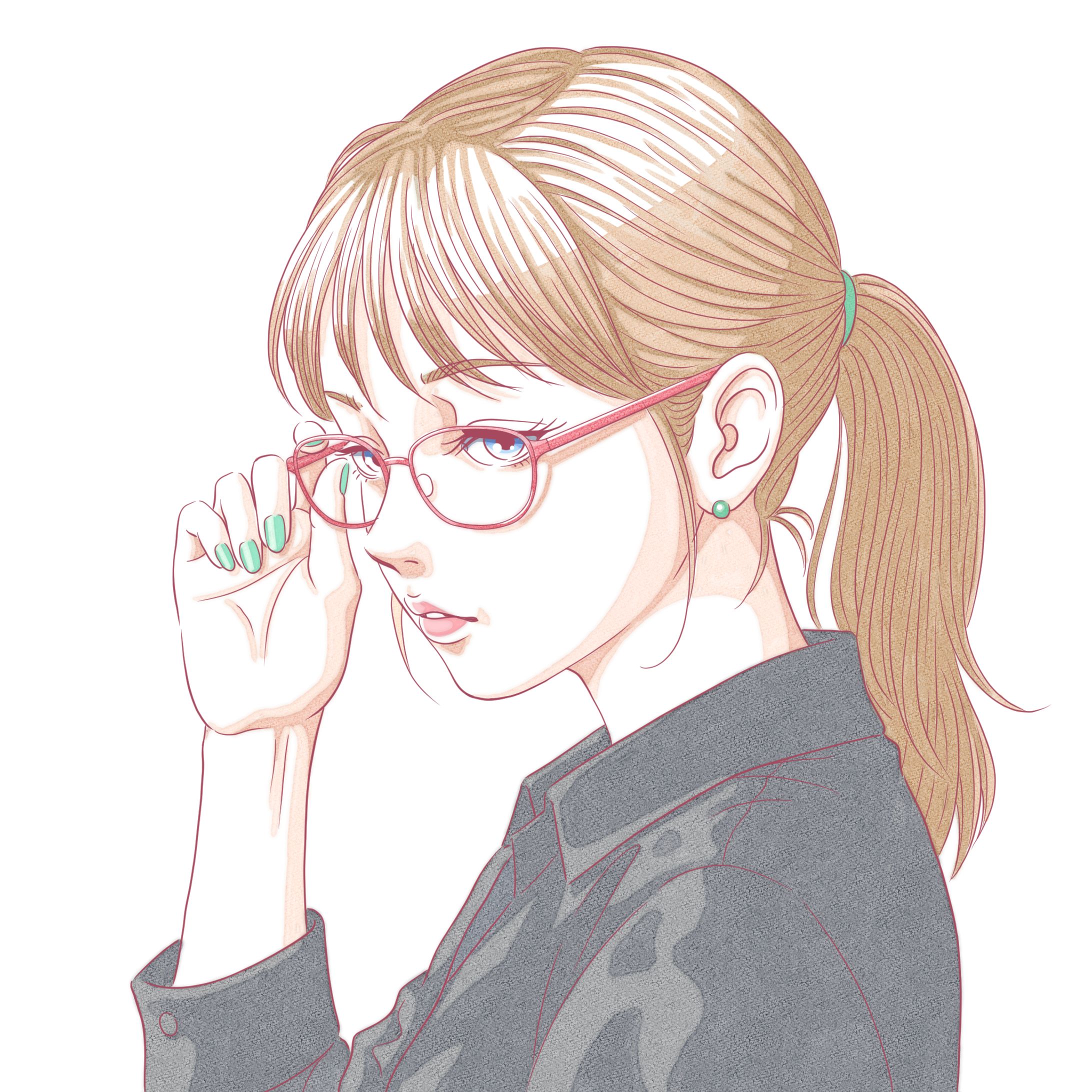 仕事ができる都会的な女性-1