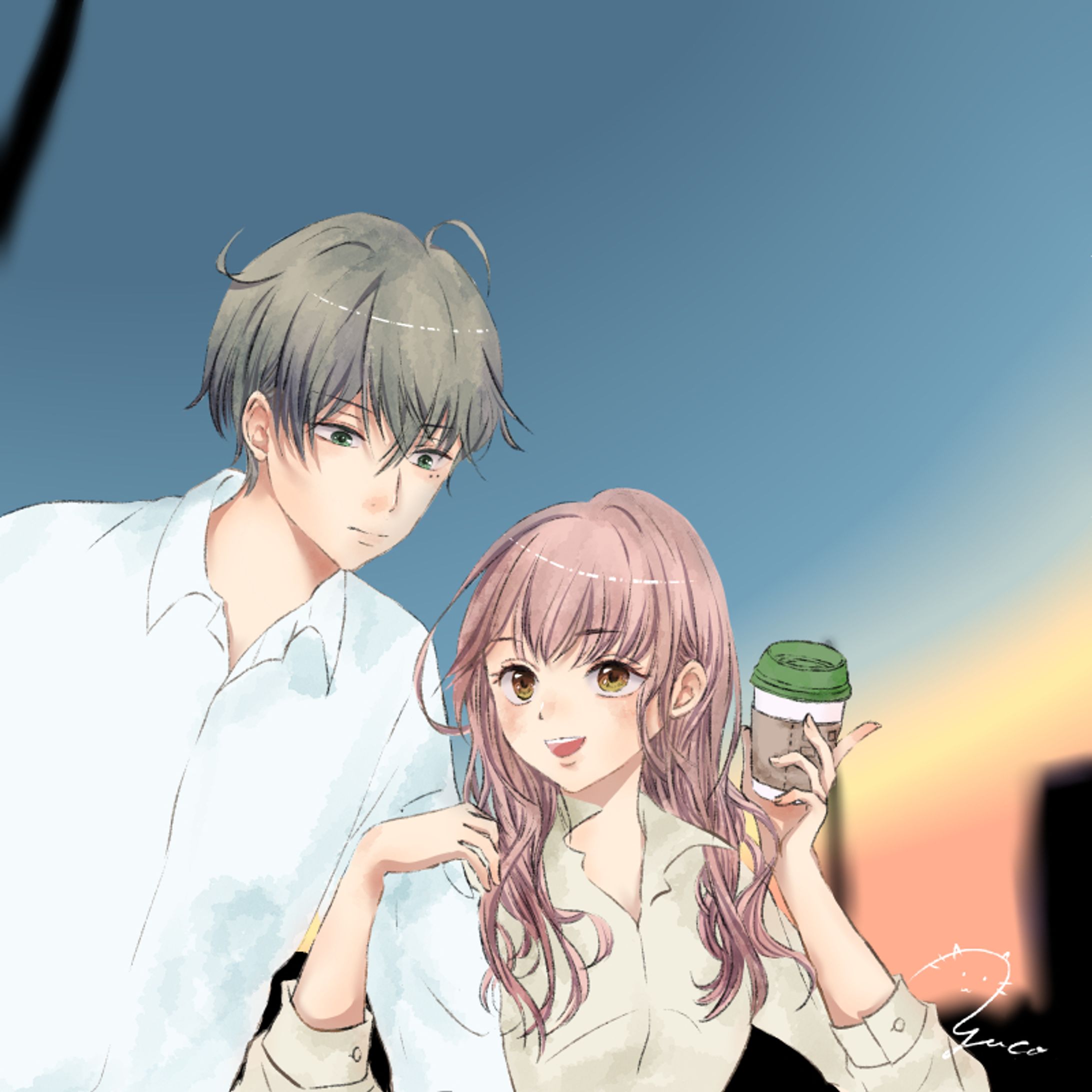 カップルイラスト-1