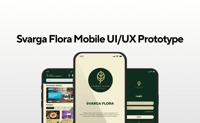 Svarga Flora Mobile UI/UX