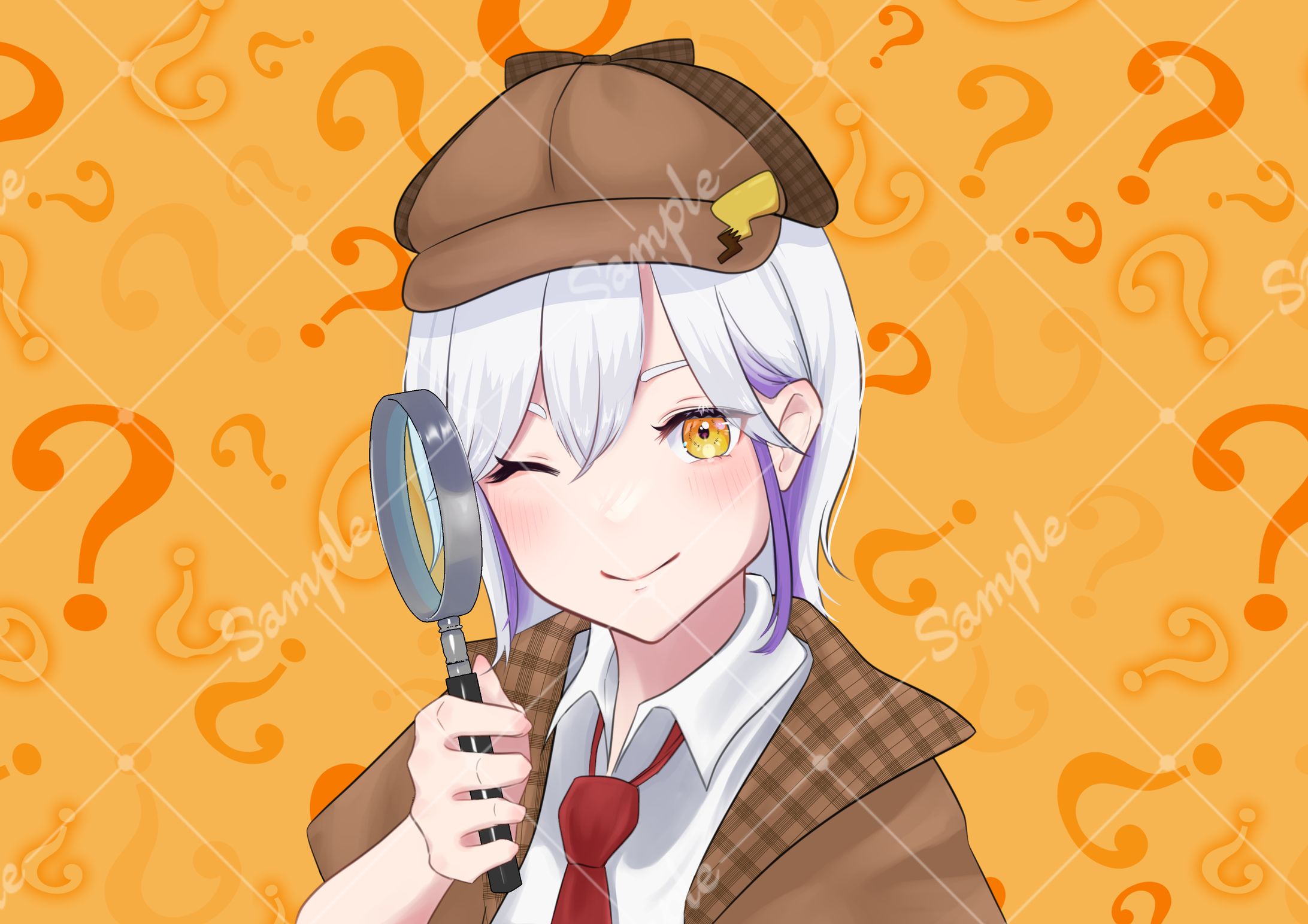 真夜ロザリーさん　サムネイル用イラスト-1