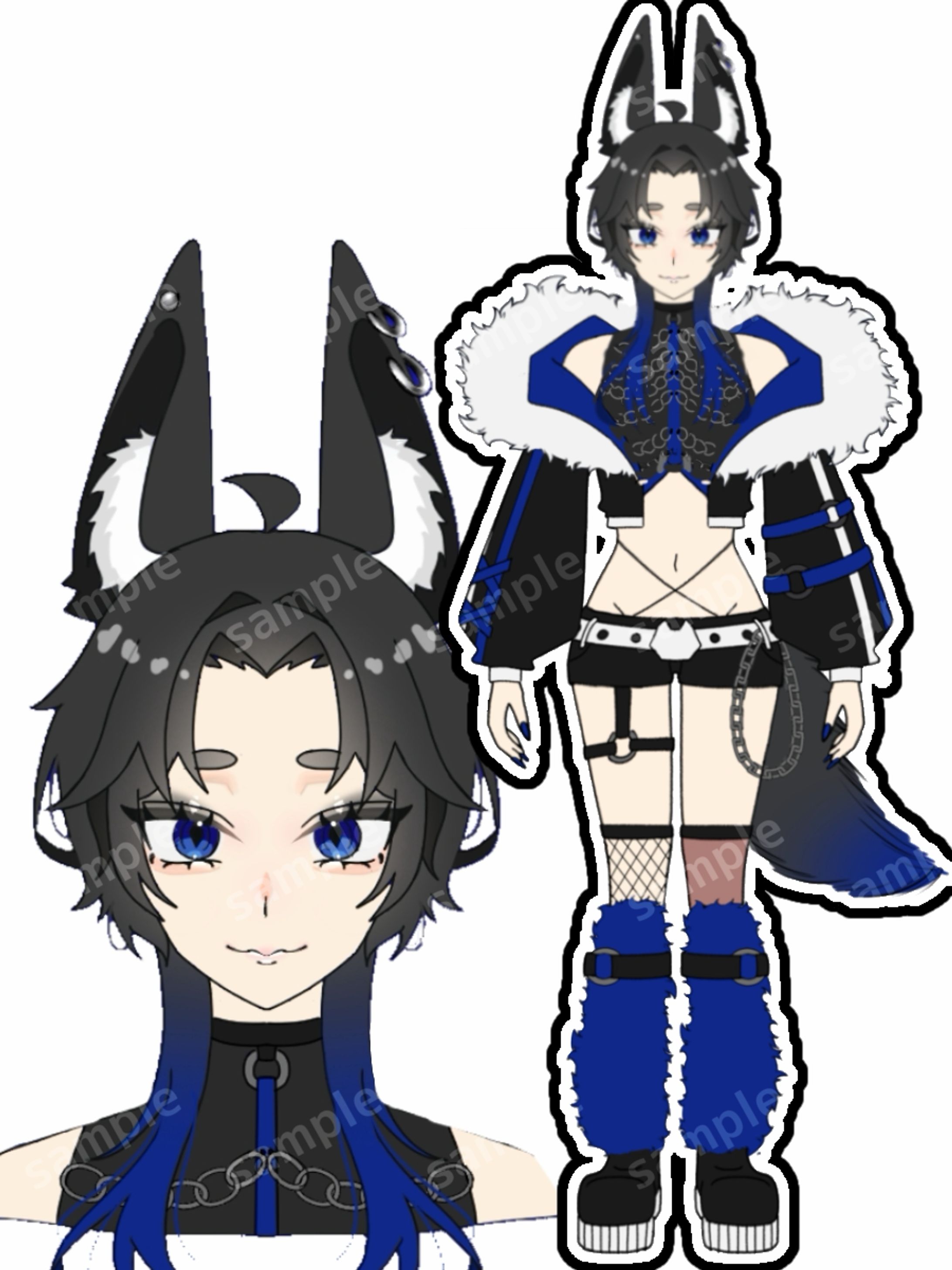 【立ち絵】創作 キャラクターデザイン-1