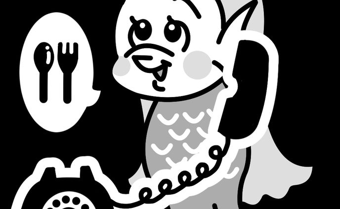 ボランティアで描いたイラストが新聞に掲載されました。