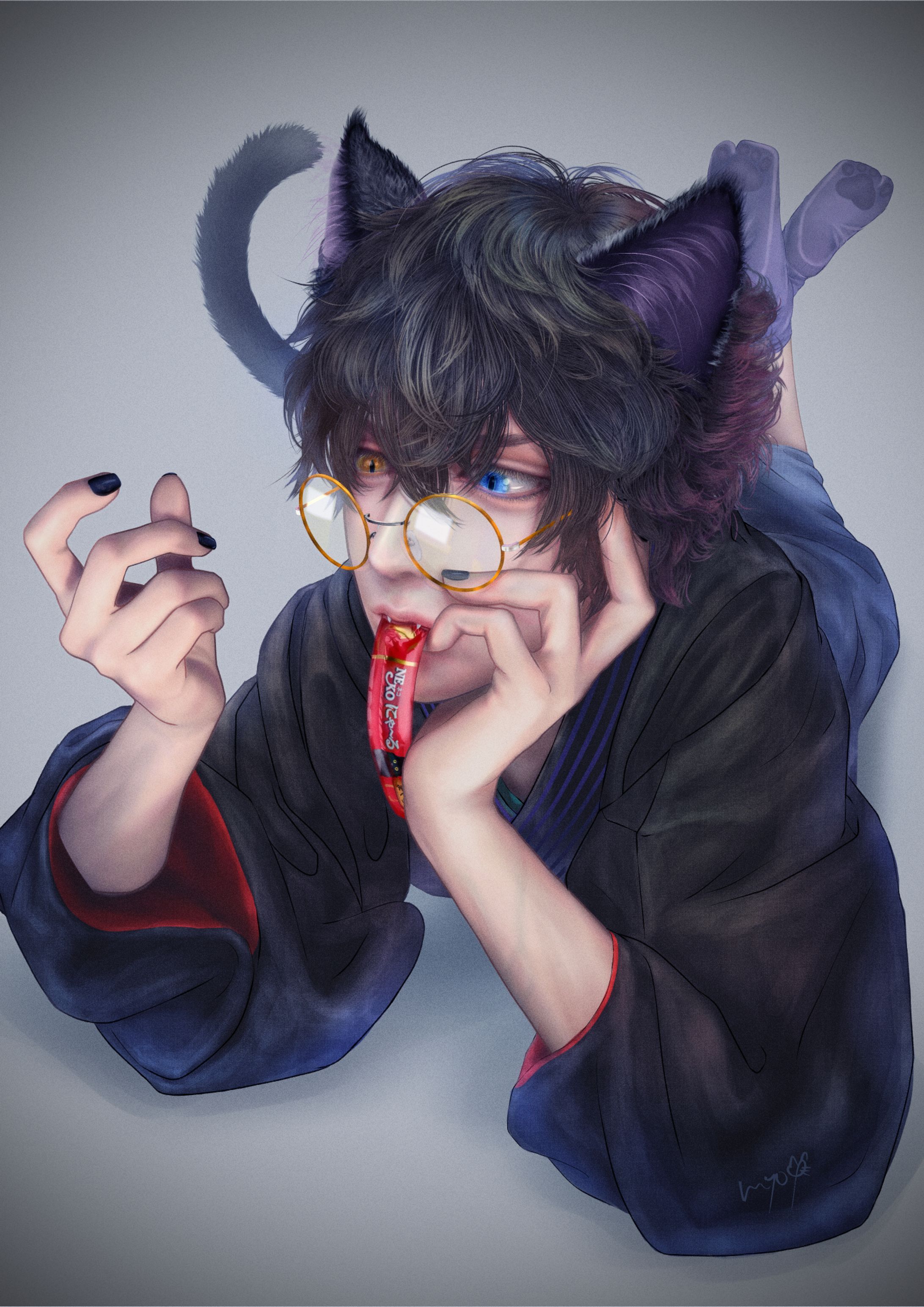 猫耳イラスト-1