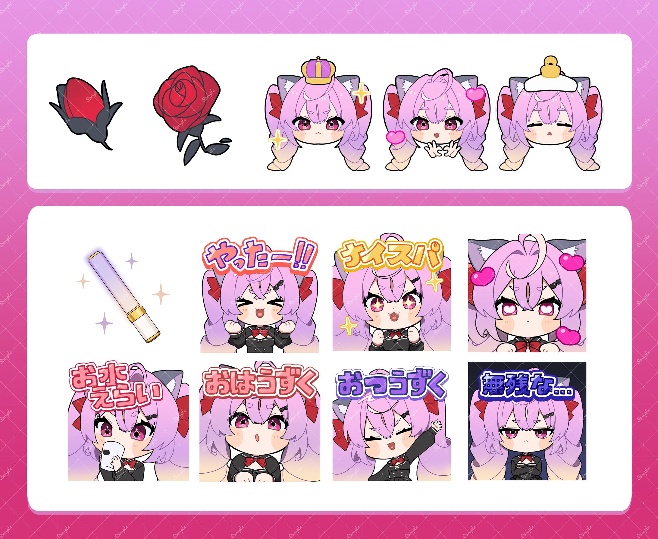 我腕うずく様／メンバーバッジ&スタンプ-1