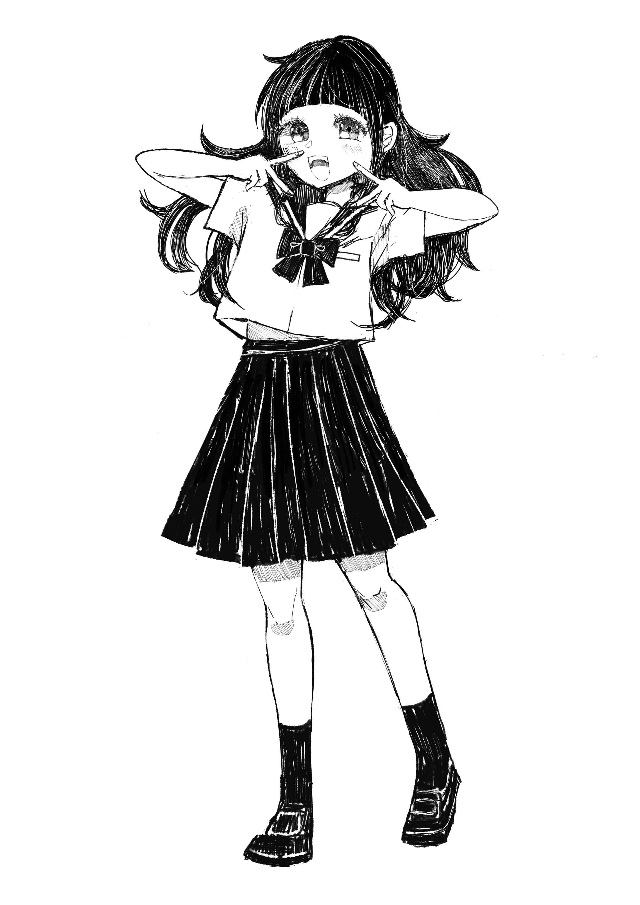 モノクロイラスト-1