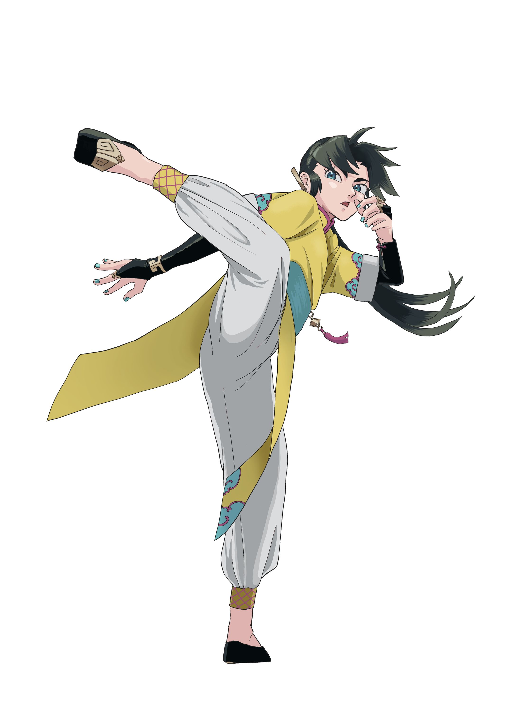 黄色い服の少年-1