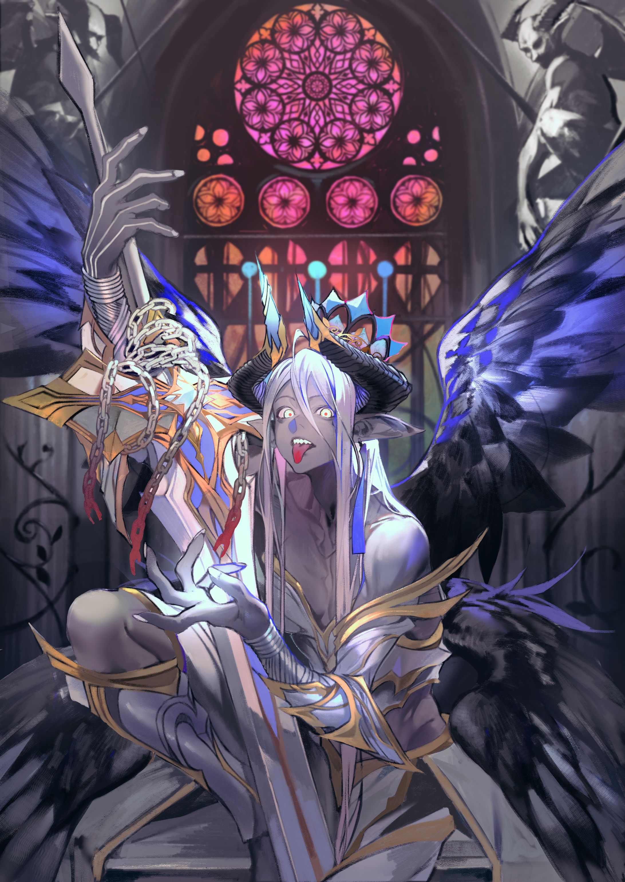 【オリジナルイラスト】悪魔-1