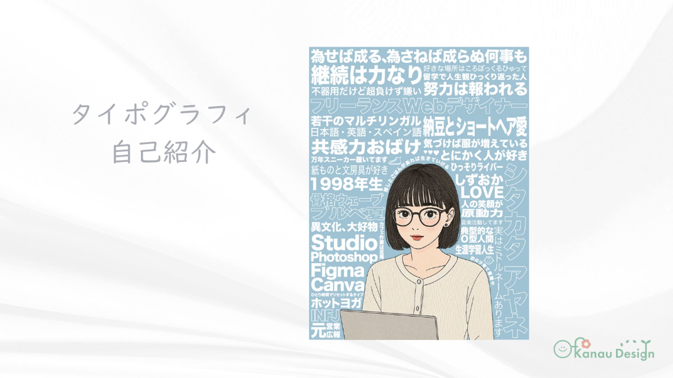 タイポグラフィ自己紹介-1