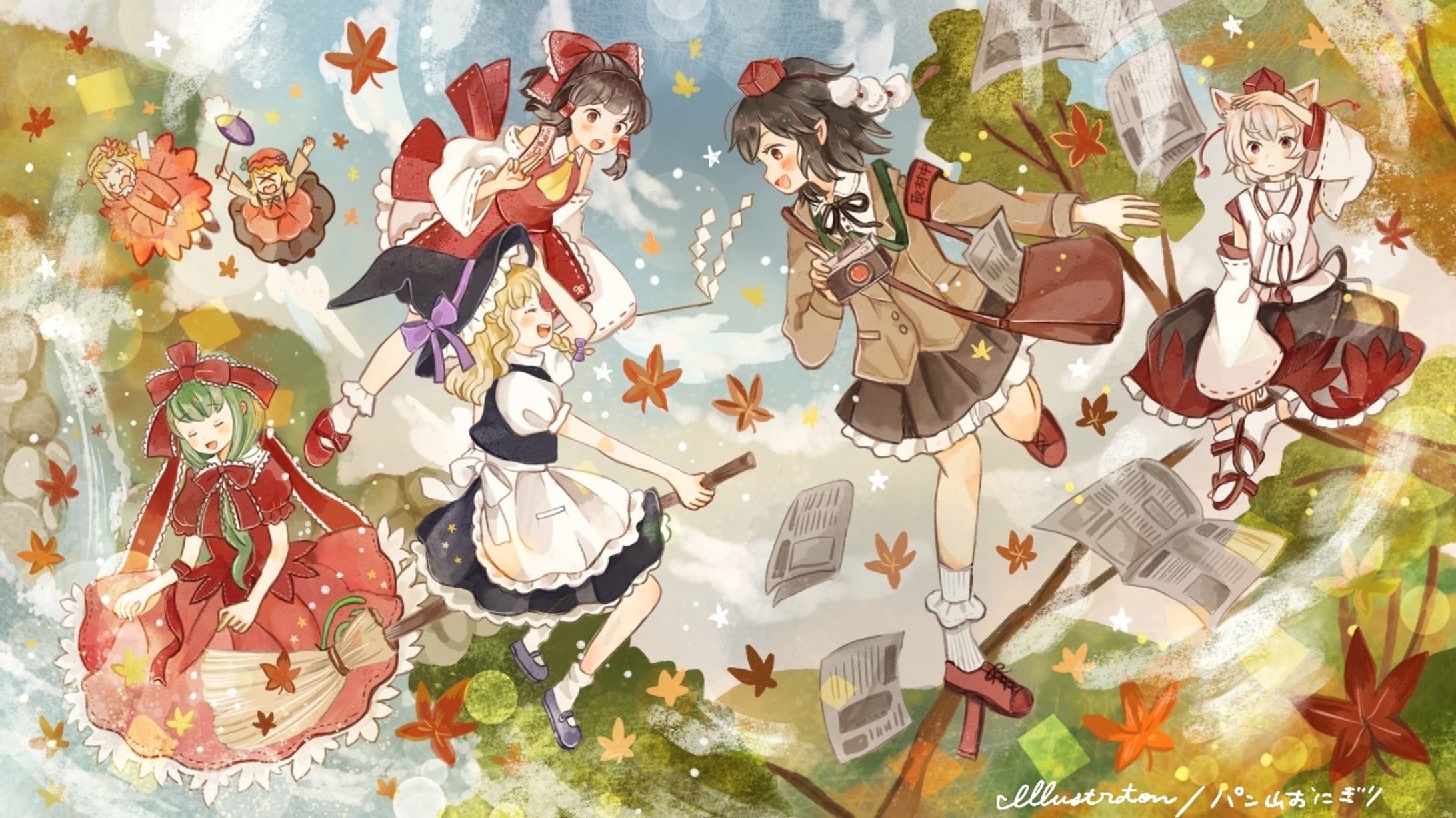 東方2次創作アニメエンディングイラスト-1