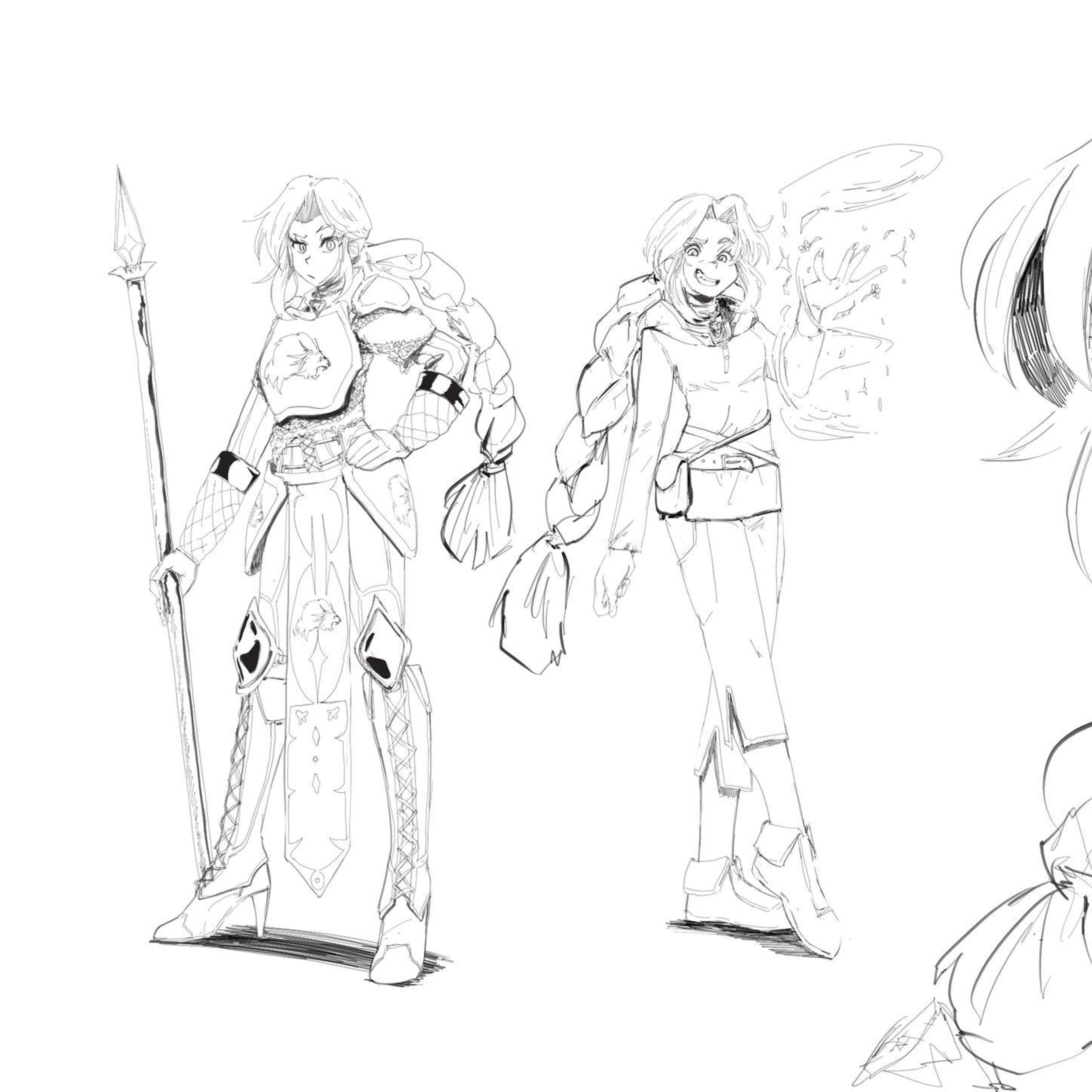 Kiera Lavis House of Eden Webmanga Character Design-1