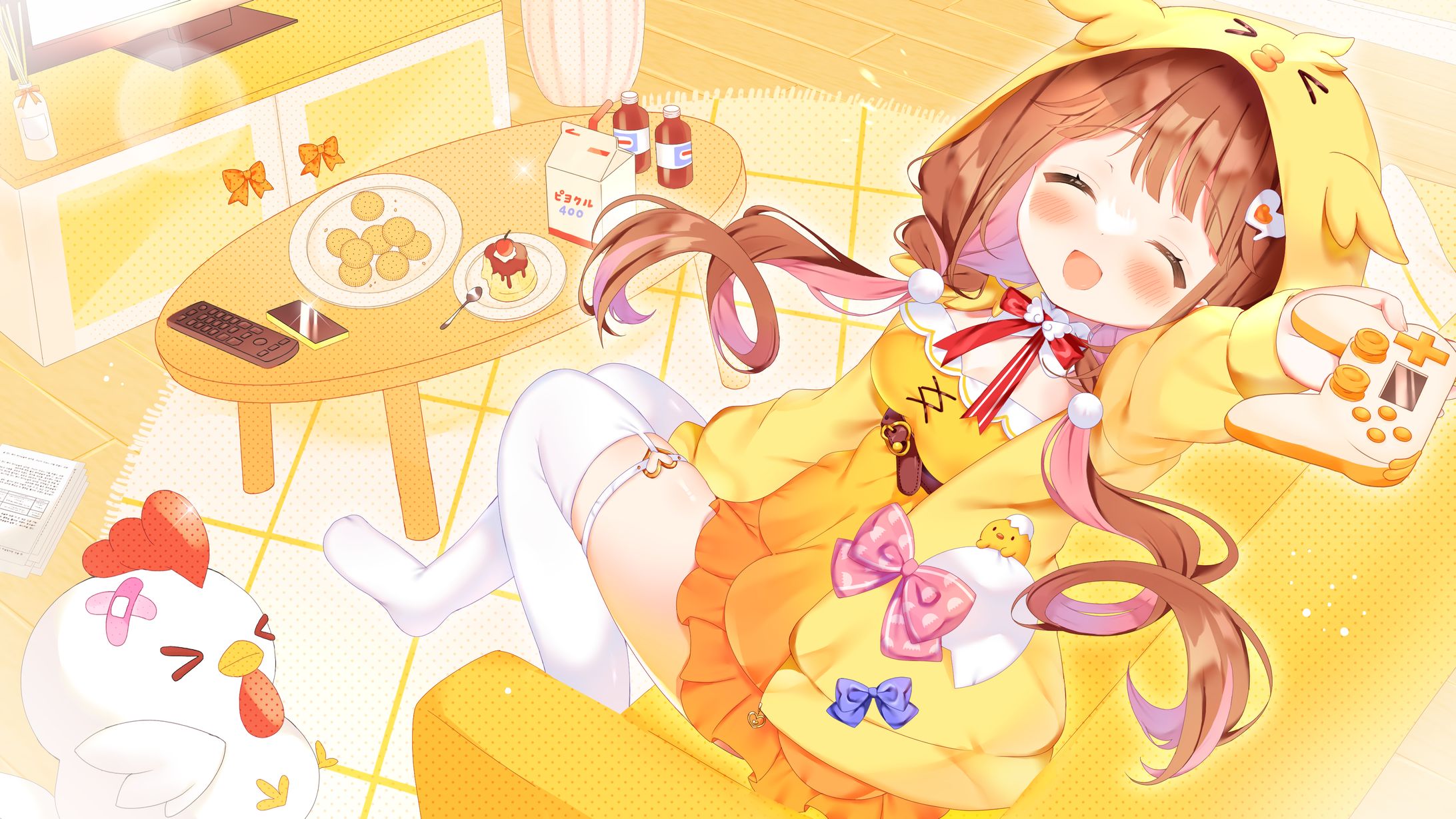 【 works 】株式会社ソニーミュージックエンタテインメント様 VEE所属日和ちひよ様 ┊ 「17歳」歌ってみたMVイラスト-1