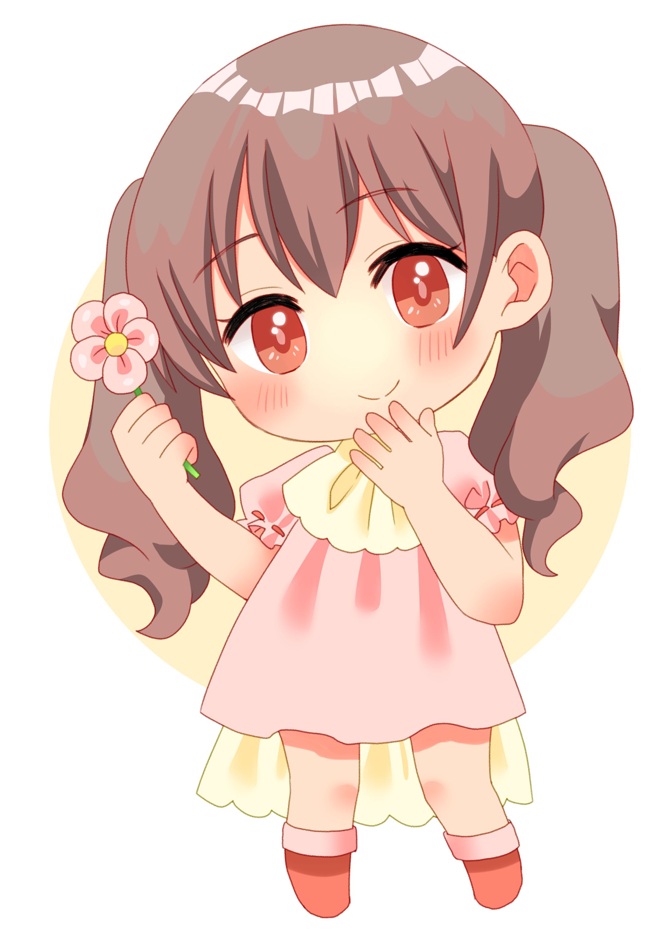 花を持つ少女SD-1