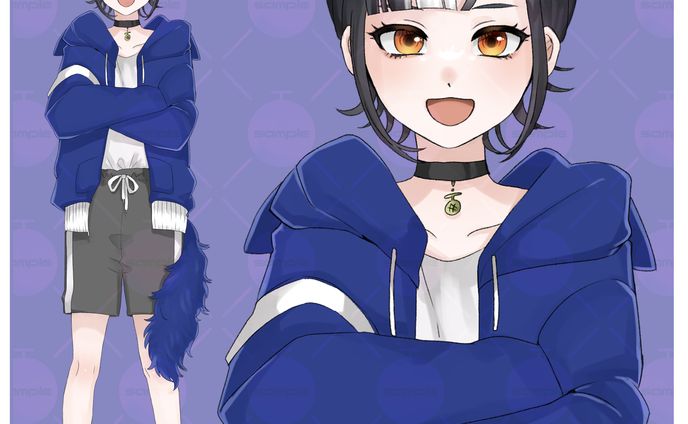 【依頼】全身 立ち絵 IRIAM Ver.3対応