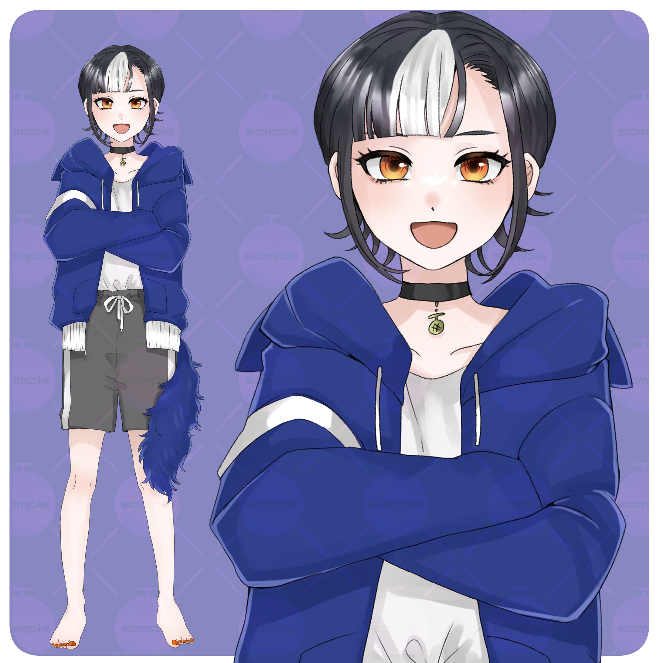 【依頼】全身 立ち絵 IRIAM Ver.3対応-1