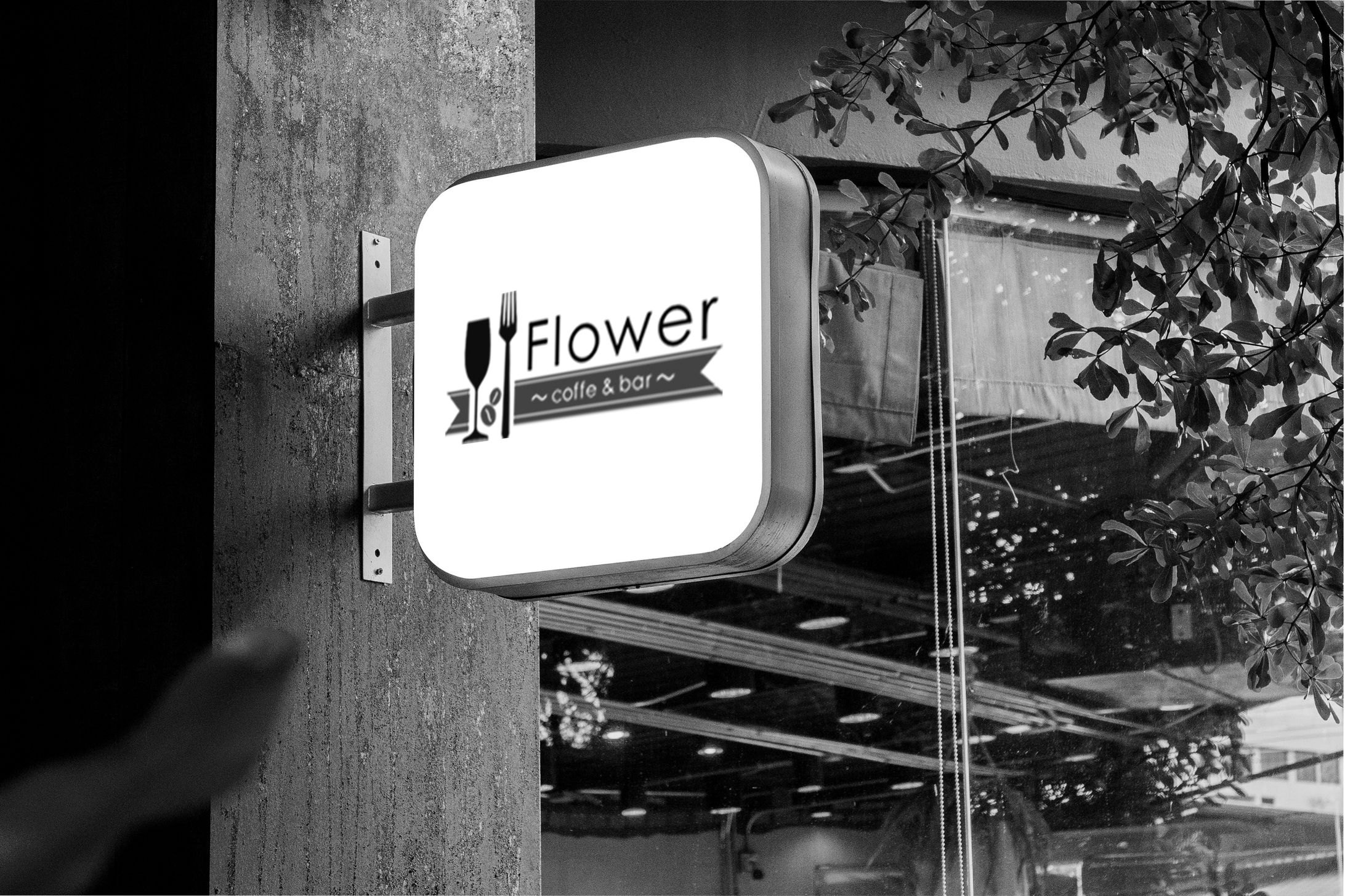 【ロゴ】cofe & bar Flower-1