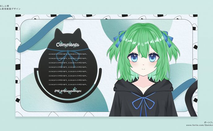 黒猫おにぎり様｜配信画面