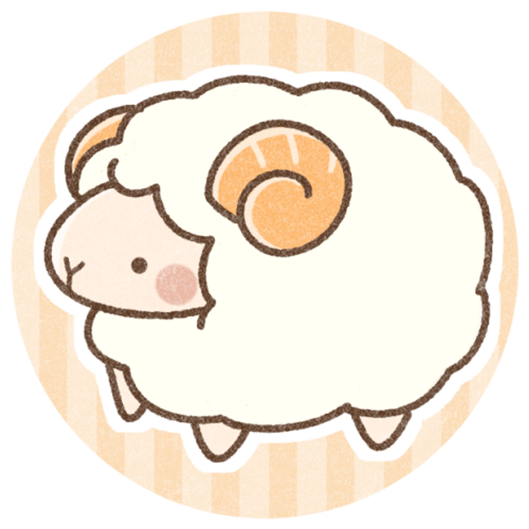 雄羊さんのイラスト-1