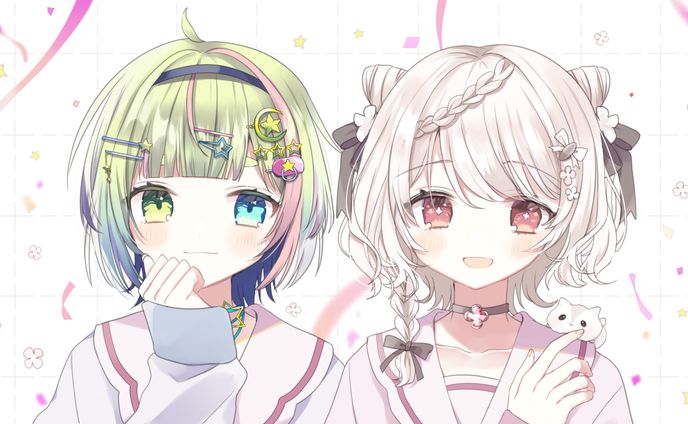 うたたねプロダクション様 3期生集合イラスト