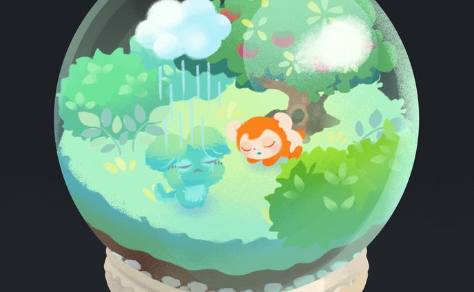 リヴリーのスノードーム