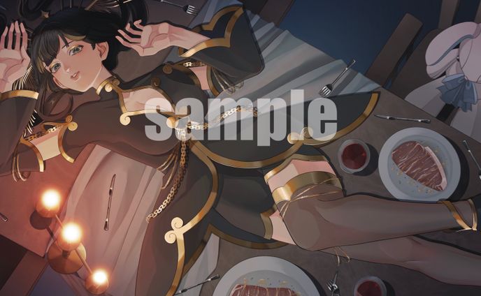 お仕事(公開可能品のみ)、歌ってみたmvイラスト