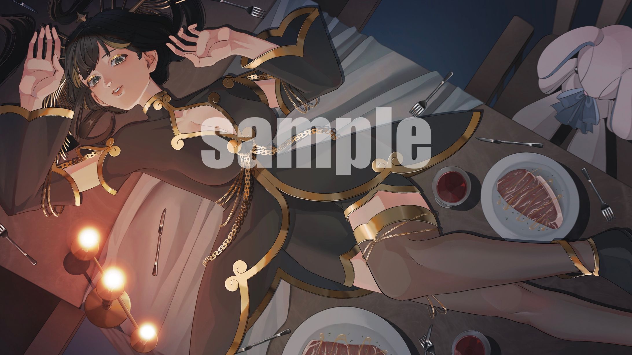 【お仕事】歌ってみたMVイラスト-1