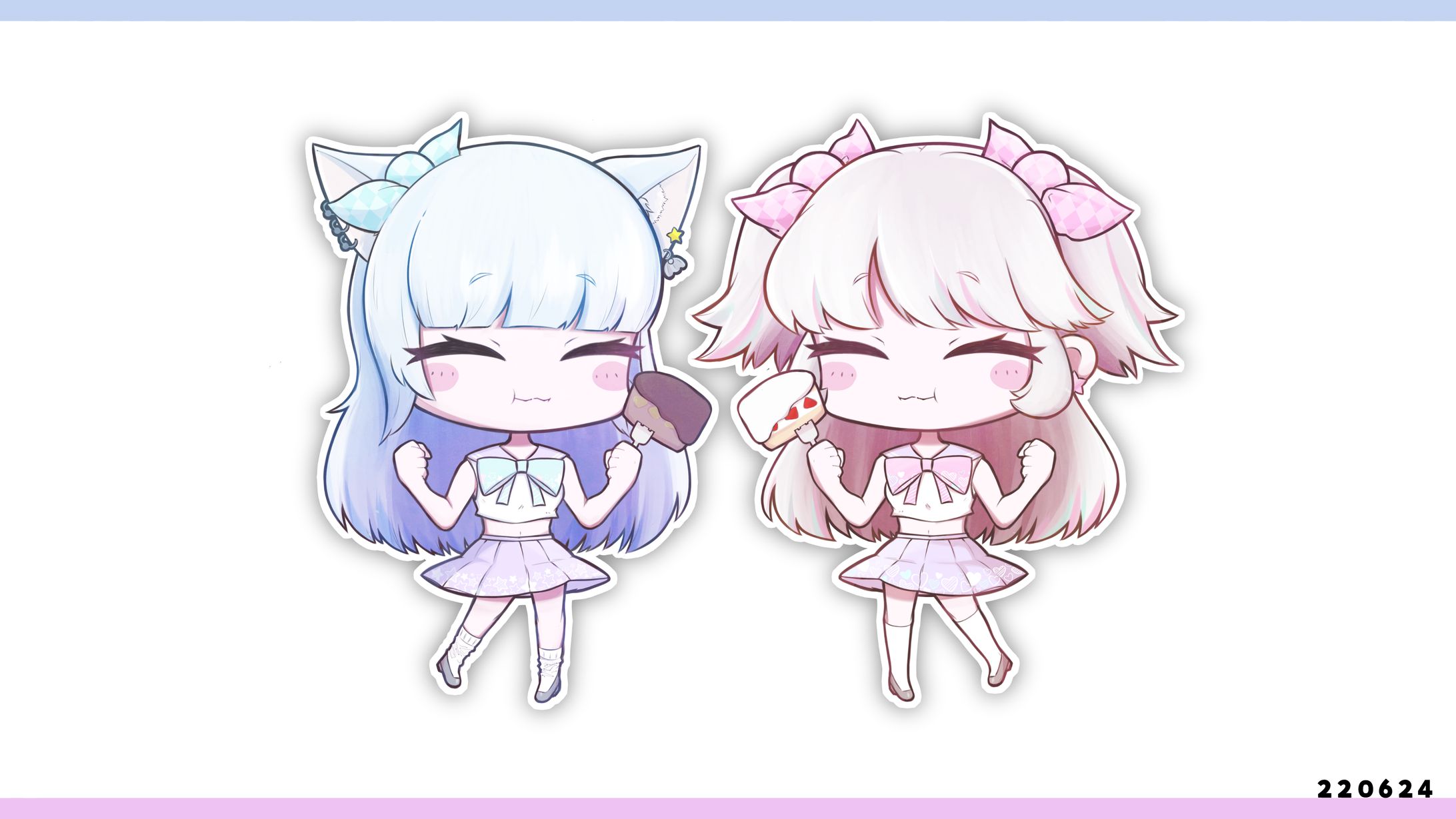 キノシタ『ポッピンキャンディ☆フィーバー』カバーMVイラスト（1/2）／りすた 様-1