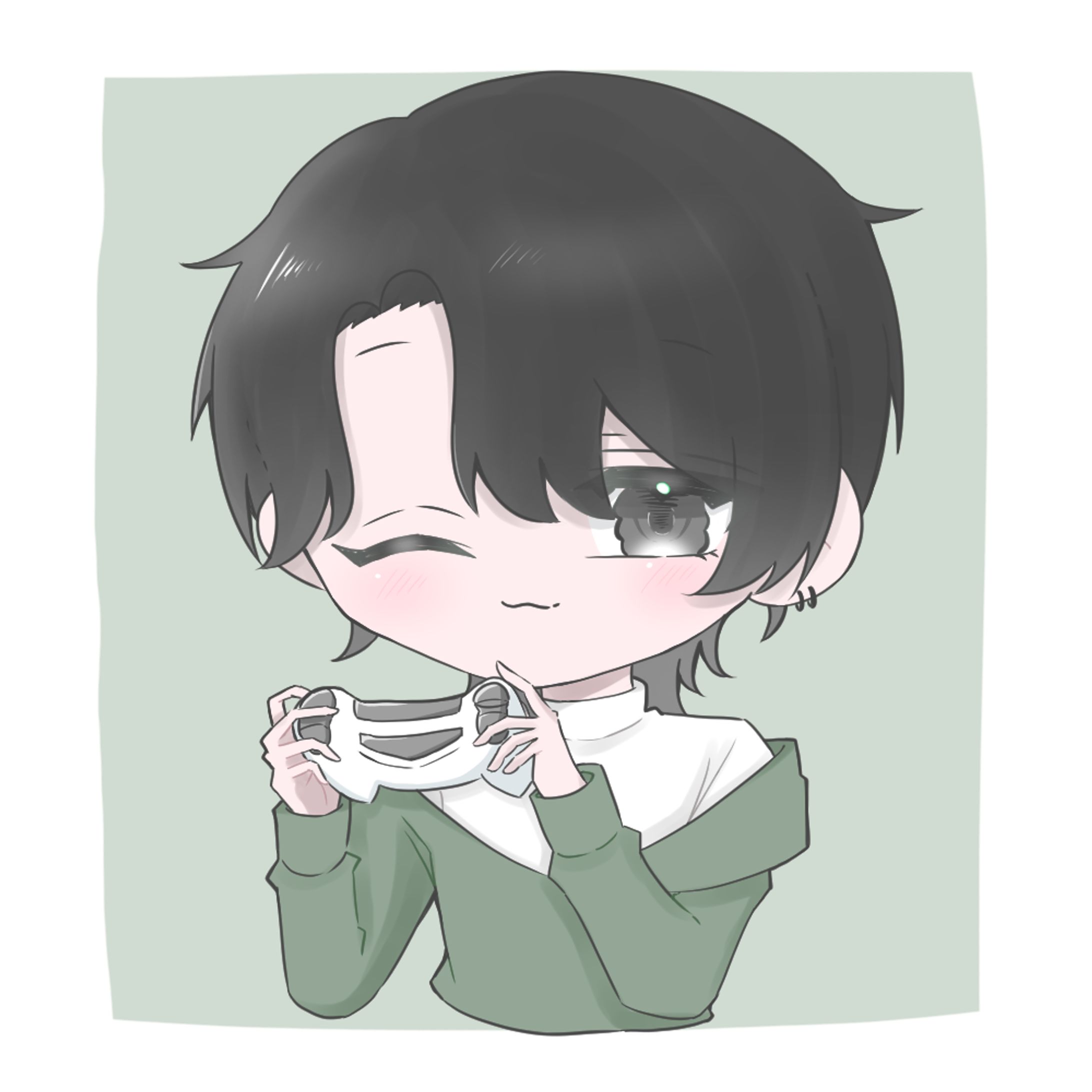 【創作】SD胸上イラスト-1